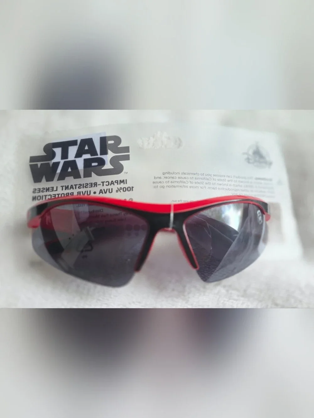NWT Disney - Star Wars Kids Red Frame Sunglasses with Black Lenses